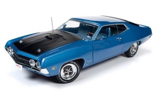 Modellautos Ford Torino 1/18 Auto World Cobra mettalic blau/schwarz 1970 Ford Torino 1/18 Auto World Cobra mettalic blau/schwarz 1970 modellautos
