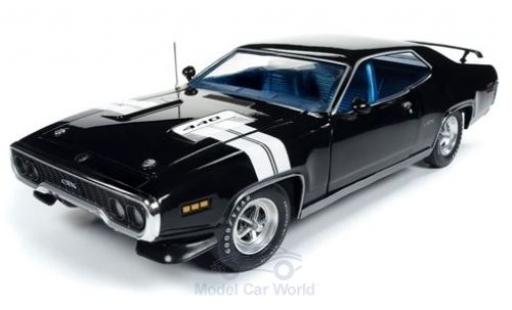 Modellautos Plymouth GTX 1/18 Auto World schwarz/weiss 1971 Plymouth GTX 1/18 Auto World schwarz/weiss 1971 modellautos