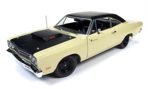 Modellautos Plymouth Road Runner 1/18 Auto World gelb/schwarz 1969 Plymouth Road Runner 1/18 Auto World gelb/schwarz 1969 modellautos