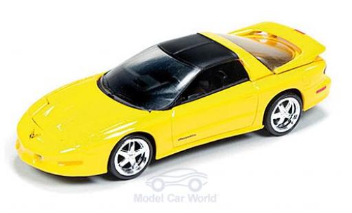 Pontiac Firebird 1/64 Auto World T/A gelb/matt-schwarz 1993 modellautos