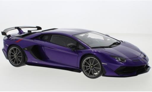Modellautos Lamborghini Aventador 1/18 AUTOart SVJ metallise violett 2019 Lamborghini Aventador 1/18 AUTOart SVJ metallise violett 2019 modellautos