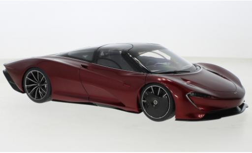 Modellautos McLaren Speedtail 1/18 AUTOart SpeedTail metallise rouge foncé/noire 2020 McLaren Speedtail 1/18 AUTOart SpeedTail metallise rouge foncé/noire 2020 modellautos