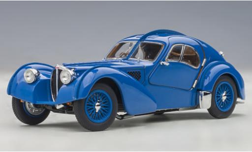 Bugatti 57 1/43 AUTOart SC Atlantic blau RHD 1938 modellautos