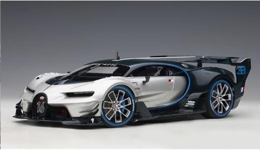 Bugatti Vision 1/18 AUTOart Gran Turismo silber/carbon 2015 modellautos