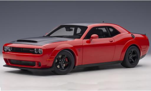 Modellautos Dodge Challenger 1/18 AUTOart SRT Demon rot/matt-schwarz 2018 Dodge Challenger 1/18 AUTOart SRT Demon rot/matt-schwarz 2018 modellautos