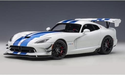 Modellautos Dodge Viper 1/18 AUTOart GTS-R Commemorative Edition ACR weiss/mettalic blau 2017 Dodge Viper 1/18 AUTOart GTS-R Commemorative Edition ACR weiss/mettalic blau 2017 modellautos