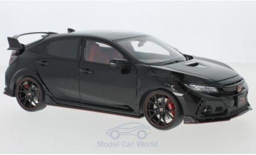 Honda Civic 1/18 AUTOart Type R (FK8) mettalic schwarz RHD 2017 modellautos