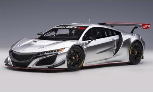 Modellautos Honda NSX 1/18 AUTOart GT3 silber 2018 Plain Body Version Honda NSX 1/18 AUTOart GT3 silber 2018 Plain Body Version modellautos