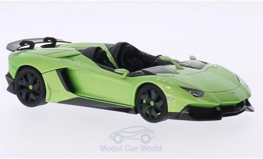 Lamborghini Aventador Roadster 1/43 AUTOart J Roadster mettalic grün 2012 modellautos