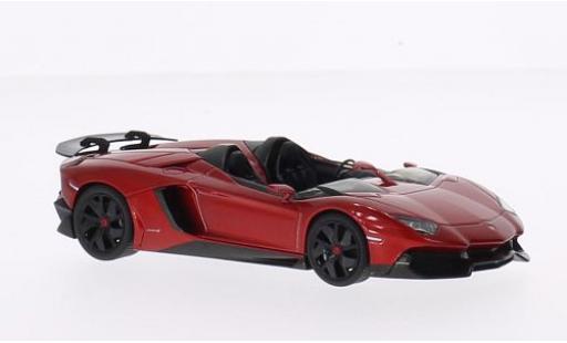 Lamborghini Aventador 1/43 AUTOart J Roadster mettalic rot 2012 modellautos