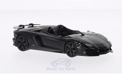 Lamborghini Aventador J 1/43 AUTOart J schwarz 2012 modellautos