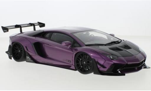 Lamborghini Aventador 1/18 AUTOart LB-Works Limited Edition metallise violett/carbon 1:18 modellautos
