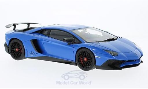 Modellautos Lamborghini Aventador 1/18 AUTOart LP750-4 SV blau 2015 Lamborghini Aventador 1/18 AUTOart LP750-4 SV blau 2015 modellautos