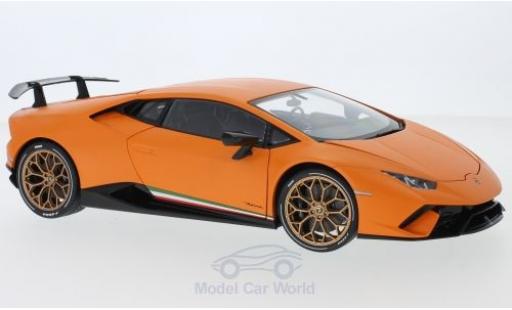 Modellautos Lamborghini Huracan 1/18 AUTOart Performante matt-orange 2017 Lamborghini Huracan 1/18 AUTOart Performante matt-orange 2017 modellautos