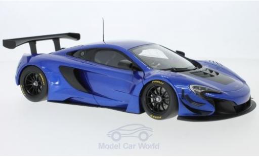 McLaren 650 1/18 AUTOart S GT3 blau/schwarz 2014 modellautos