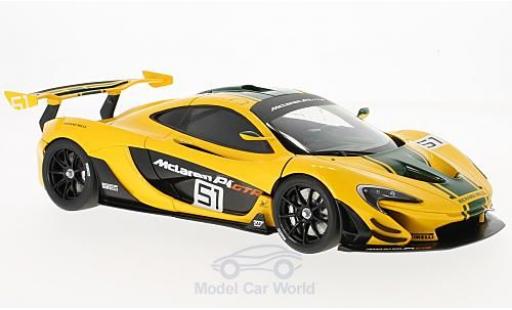 Modellautos McLaren P1 1/18 AUTOart GTR gelb/grün 2015 Motorshow Genf McLaren P1 1/18 AUTOart GTR gelb/grün 2015 Motorshow Genf modellautos