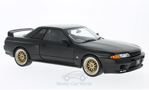 Modellautos Nissan Skyline 1/18 AUTOart GT-R (R32) matt-schwarz RHD Tuned Version ohne Vitrine Nissan Skyline 1/18 AUTOart GT-R (R32) matt-schwarz RHD Tuned Version ohne Vitrine modellautos