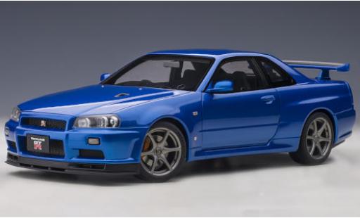 Modellautos Nissan Skyline 1/18 AUTOart GT-R V-Spec II (R34) mettalic blau RHD Nissan Skyline 1/18 AUTOart GT-R V-Spec II (R34) mettalic blau RHD modellautos