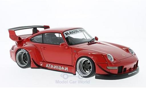 Modellautos Porsche 993 RWB 1/18 AUTOart 911 () RWB rot Rauh Welt graue Felgen Porsche 993 RWB 1/18 AUTOart 911 () RWB rot Rauh Welt graue Felgen modellautos