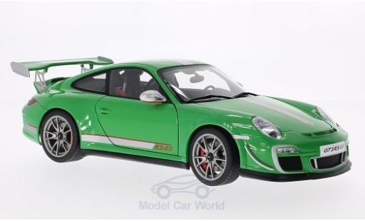 Modellautos Porsche 997 GT3 RS 1/18 AUTOart 911 () GT3 RS 4.0 grün/silber 2011 Porsche 997 GT3 RS 1/18 AUTOart 911 () GT3 RS 4.0 grün/silber 2011 modellautos