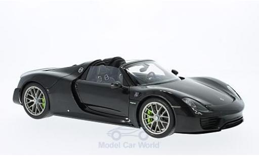 Modellautos Porsche 918 2013 1/18 AUTOart Spyder mettalic schwarz 2013 Porsche 918 2013 1/18 AUTOart Spyder mettalic schwarz 2013 modellautos