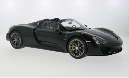 Modellautos Porsche 918 1/12 AUTOart Spyder Weissach Package schwarz 1:12 Porsche 918 1/12 AUTOart Spyder Weissach Package schwarz 1:12 modellautos