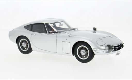 Modellautos Toyota 2000 GT 1/18 AUTOart silber 1967 1:18 Toyota 2000 GT 1/18 AUTOart silber 1967 1:18 modellautos