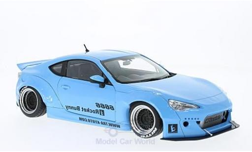 Modellautos Toyota 86 1/18 AUTOart Rocket Bunny mettalic blau schwarze Felgen Toyota 86 1/18 AUTOart Rocket Bunny mettalic blau schwarze Felgen modellautos