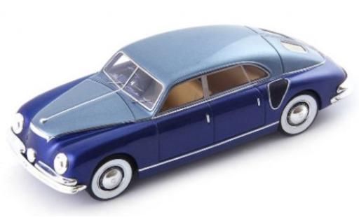 Isotta Fraschini 1/43 AutoCult 8C Monterosa Zagato mettalic blau/mettalic blau RHD 1947 modellautos