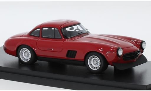 Mercedes 300 1/43 AutoCult SL (W198) AMG rot 1974 K.F.Flick modellautos