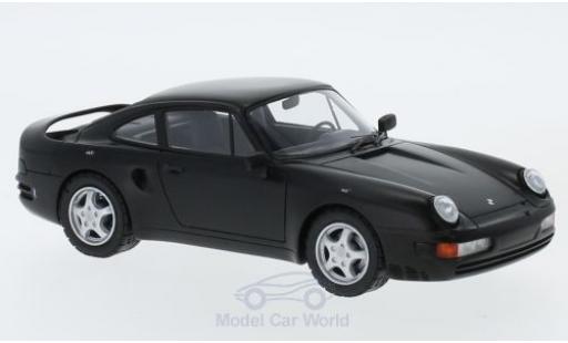 Porsche 956 1/43 AutoCult V8 matt-schwarz 1988 modellautos