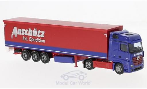Modellautos Mercedes Actros 1/87 AWM 2 Big. Aerop. Anschütz Schubb.-SZ Mercedes Actros 1/87 AWM 2 Big. Aerop. Anschütz Schubb.-SZ modellautos