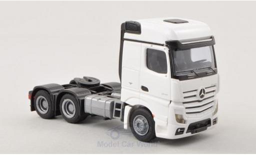 Mercedes Actros 1/87 AWM 2 Bigspace weiss Solo-Zugmaschine 3-achsig weiss modellautos