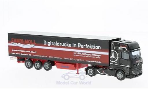 Modellautos Mercedes Actros 1/87 AWM 2 Giga / Aerop. Arens Gardinenplanen-SZ Mercedes Actros 1/87 AWM 2 Giga / Aerop. Arens Gardinenplanen-SZ modellautos