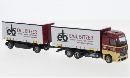 Modellautos Mercedes Actros 1/87 AWM 2 StreamSpace/Aerop. Emil Bitzer Wechselgardinenplanenhängerzug Mercedes Actros 1/87 AWM 2 StreamSpace/Aerop. Emil Bitzer Wechselgardinenplanenhängerzug modellautos