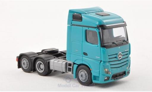 Modellautos Mercedes Actros 1/87 AWM 2 Streamspace/Aerop. türkis Solo-Zugmaschine 3-achig türkis Mercedes Actros 1/87 AWM 2 Streamspace/Aerop. türkis Solo-Zugmaschine 3-achig türkis modellautos