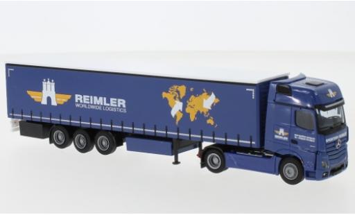 Modellautos Mercedes Actros 1/87 AWM 5 GigaSpace/Aerop. Reimler camion avec bache Mercedes Actros 1/87 AWM 5 GigaSpace/Aerop. Reimler camion avec bache modellautos