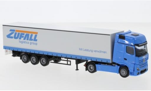 Modellautos Mercedes Actros 1/87 AWM 5 GigaSpace/Aerop. Zufall camion avec bache Mercedes Actros 1/87 AWM 5 GigaSpace/Aerop. Zufall camion avec bache modellautos