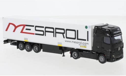 Modellautos Mercedes Actros 1/87 AWM 2 Giga. / Aerop. Mesaroli Kühl-KSZ Mercedes Actros 1/87 AWM 2 Giga. / Aerop. Mesaroli Kühl-KSZ modellautos