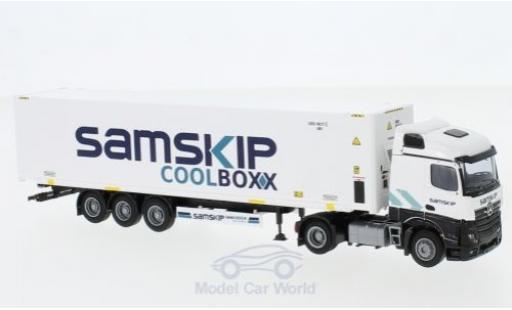Mercedes Actros 1/87 AWM 2 Stream. / Aerop. Samskip 45 Kühl-Co.-SZ modellautos