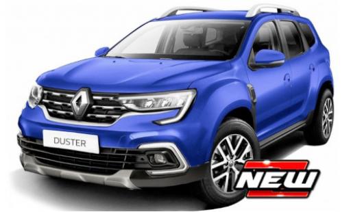 Dacia Duster 1/43 Burago bleu 2021 modellautos