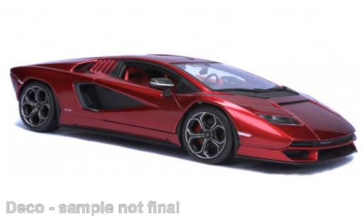 Modellautos Lamborghini Countach 1/24 Burago Bburago LPI 800-4 metallise rouge 2023 Lamborghini Countach 1/24 Burago Bburago LPI 800-4 metallise rouge 2023 modellautos