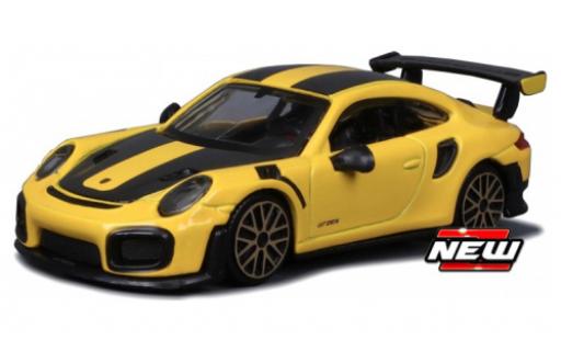 Modellautos Porsche 911 1/43 Burago GT2 RS jaune/noire Porsche 911 1/43 Burago GT2 RS jaune/noire modellautos