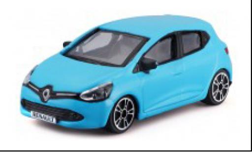 Renault Clio 1/43 Burago bleu clair 2013 modellautos