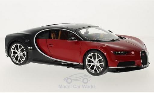 Modellautos Bugatti Chiron 1/18 Burago rot/schwarz Bugatti Chiron 1/18 Burago rot/schwarz modellautos