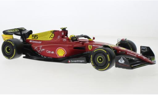 Ferrari F1 1/18 Burago Bburago -75 No.55 Scuderia Formel 1 GP Monza 2022 1:18 modellautos