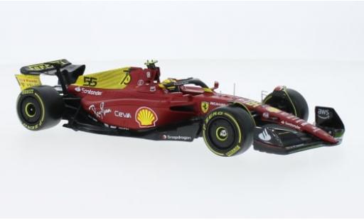 Ferrari F1 1/24 Burago Bburago -75 No.55 Scuderia Formel 1 GP Monza 2022 1:24 modellautos
