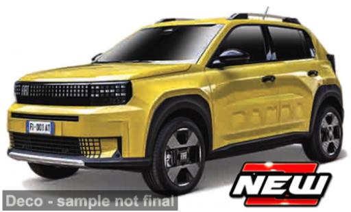 Modellautos Fiat Panda 1/43 Burago Bburago EV gelb/schwarz 2024 1:43 Fiat Panda 1/43 Burago Bburago EV gelb/schwarz 2024 1:43 modellautos