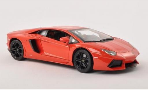 Lamborghini Aventador 1/18 Burago Bburago LP700-4 metallise orange 2011 1:18 modellautos