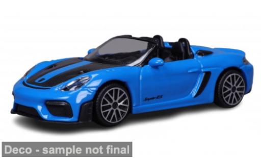 Porsche 718 1/43 Burago Bburago Spyder RS blau/schwarz 2024 1:43 modellautos